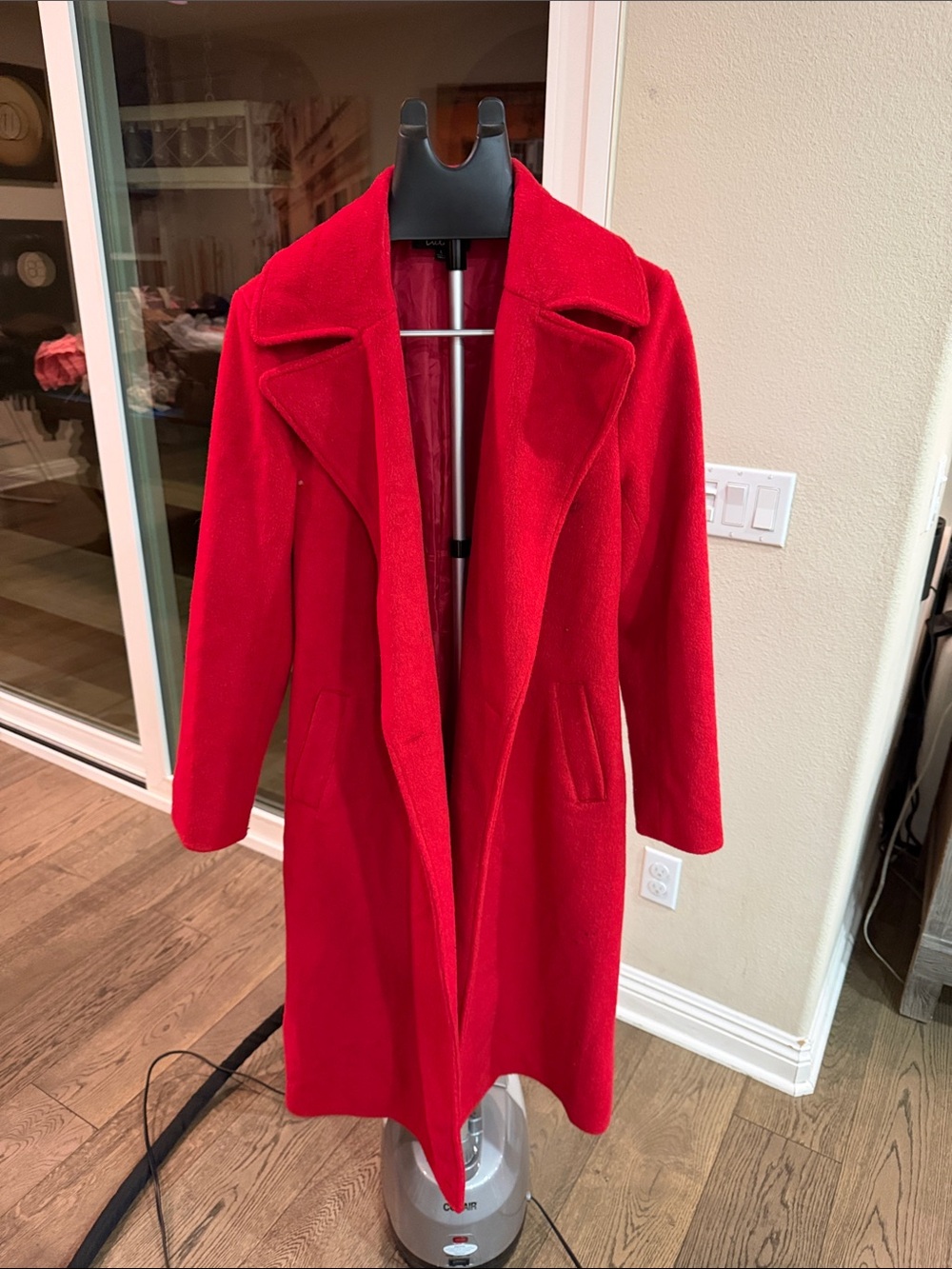 Lulus Women’s Classic Red Long Coat